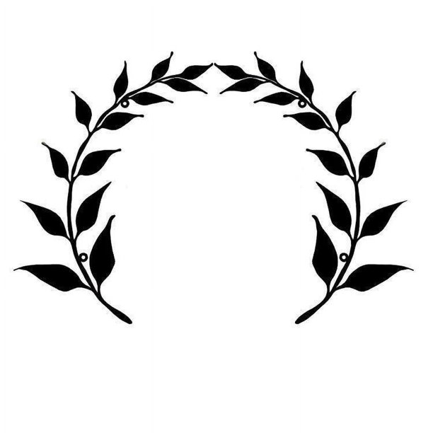 2 Pieces Metal Tree Leaf Wall Decor Art Branch Leaf Wall Art Black Iron Wall Decor Metal Leaf Wall Scroll Branch Wall Sculptures for Home Garden Office Living Room Indoor Outdoor Decorations