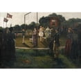 thumbnail image 3 of Amandus Faure 18x14 Black Modern Framed Museum Art Print Titled - Hiking Circus (1905), 3 of 5
