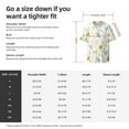 thumbnail image 7 of Vsdgher Chicken Print Men's Wrinkle Free Untucked Cuban Shirt Business Casual Button Down Shirts Short Sleeve Shirt, 7 of 7