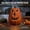 B, variant on Yujia Halloween Orange Hollow Pumpkin Statue, Indoor and Outdoor Decoration for Yard Party Display, 1-Pack, 6.7 inch