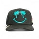 thumbnail image 2 of VAGO Style HAPPY PLACE Gorra Artesanal Negra Visera Curva, 2 of 5