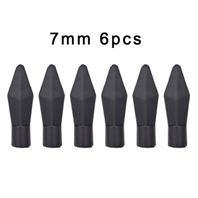 RANMEI 6pcs Soft Safety Rubber Targetting Game Practice Arrow Heads Arrow Tips 7mm/8mm