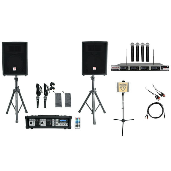 Rockville Dual 10" Android/iphone/ipad/Laptop/TV Youtube Karaoke Machine/System