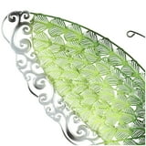 DecMode Green Metal Butterfly Wall Art - Indoor Outdoor Whimsical