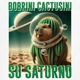 thumbnail image 3 of Bobrini Cactusini Su Saturno Men's V-Neck T-shirt Italian Brainrot Gen Z Meme, 3 of 7