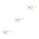 thumbnail image 4 of Qarigey Gafas de ojo de gato Anti luz azul para mujer lentes acrílicos gafas de ordenador gafas de marco grande de lujo para óptica Type1 NO1, 4 of 6
