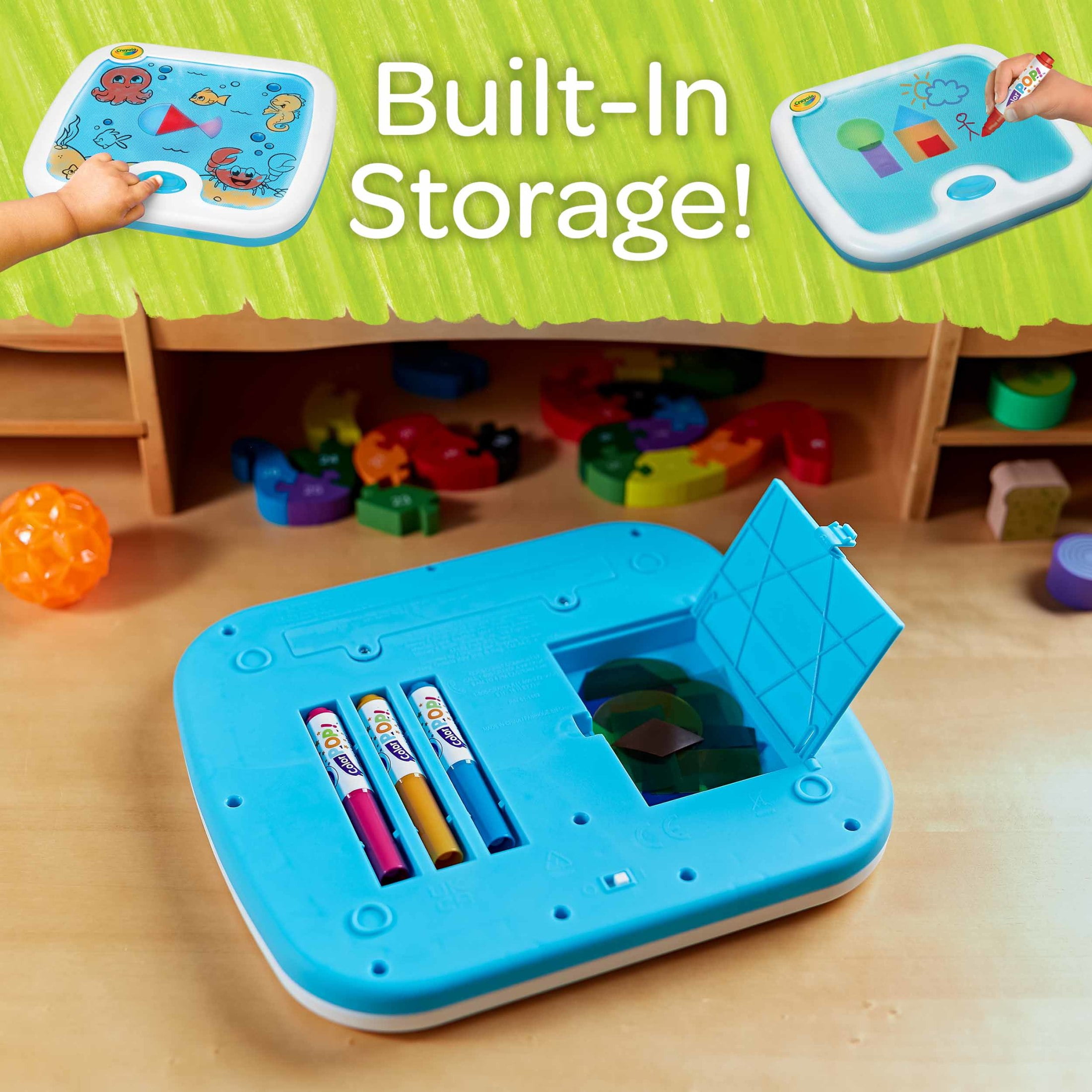 Crayola Light Up Activity Board, Crafts for Toddlers and Kids, Educational Toy for Kids, Gift, Ages 3, 4, 5, 6