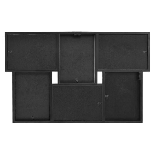 Mainstays 6-Opening 5" x 7" Black Collage Frame