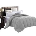 thumbnail image 2 of Cotton Metrics Linen 600 Thread Count 1pc Down Alternative Comforter, White, 500GSM, 2 of 6