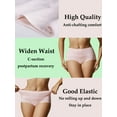 thumbnail image 4 of GaaiKei 6 Pack Women's High Waist Cotton Underwear Soft Brief Panties Regular and Plus Size 5, 4 of 5