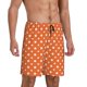 thumbnail image 2 of Balery Orange And White Polka Dot Pantalones cortos de pijama de punto de algodón para hombre con cinturilla y bolsillos-Large, 2 of 6