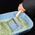 thumbnail image 4 of 2 in 1 Stainless Steel Cat Litter Scoop Durable Mesh Kitten Litter Cleaner Pet Cleaning Tools with Hanging Hole Cat Accessories, 4 of 9