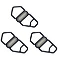 thumbnail image 1 of 3X Vtec Spool Valve Solenoid Gasket for 15825-P08-005, 1 of 6