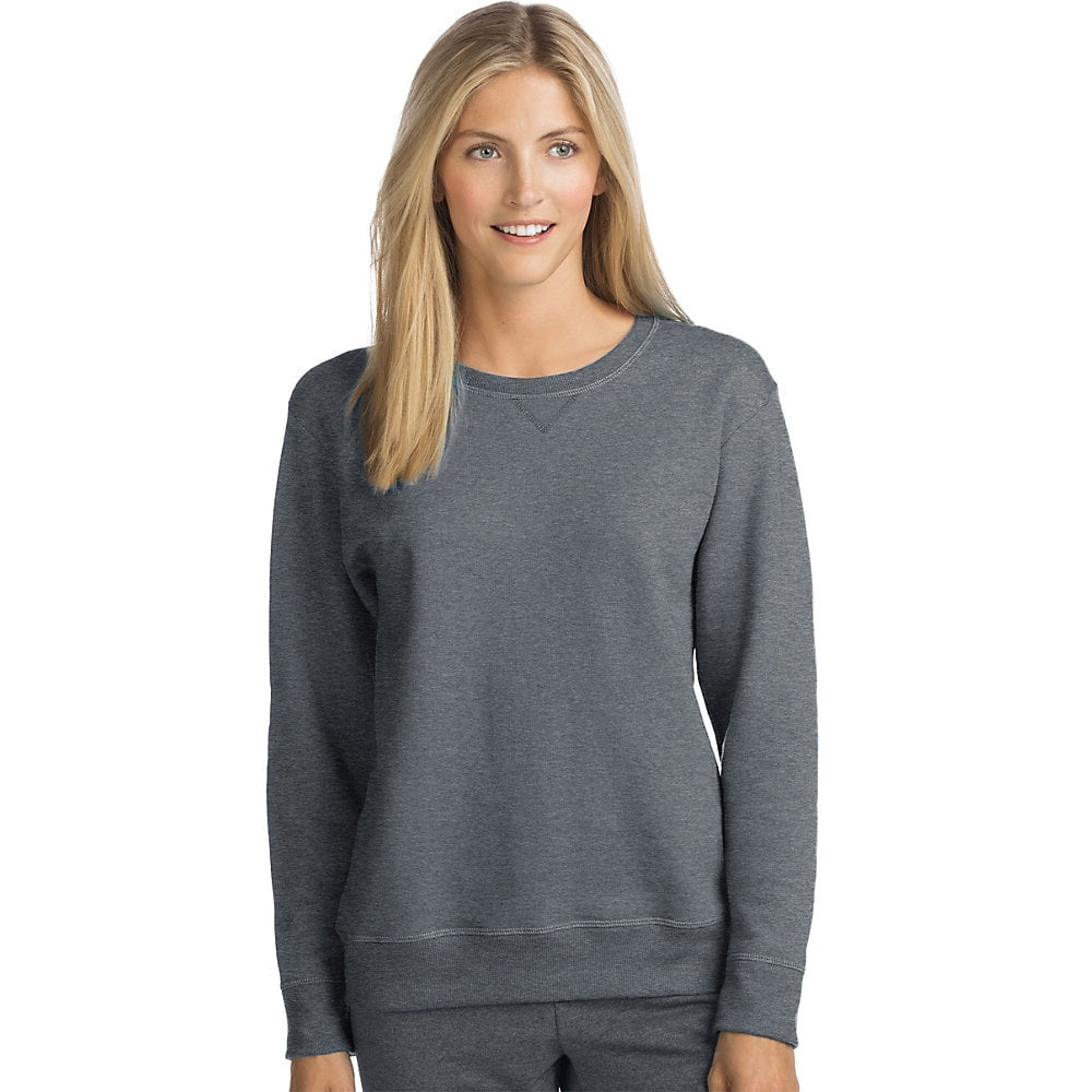 Hanes ComfortSoft™ EcoSmart® Women's Crewneck Sweatshirt - Walmart.com