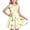 0-White110, variant on Tween Girls Lemon Print Dress Sleeveless A Line Summer Soft Party Sundress,White