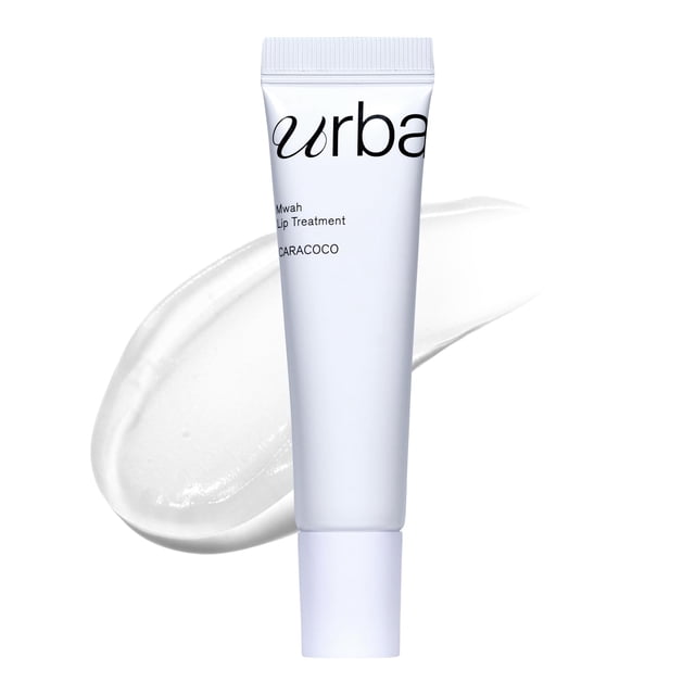Urbanand Mwah Lip Treatment CARACOCO Bálsamo labial vegano coreano brillante Péptido de manteca de karité Hidratante ligero brillante para labios secos y agrietados (13 g / 0,45 oz.)