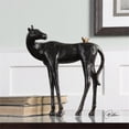 thumbnail image 2 of Bowery Hill Modern Friend Horse Statue in Dark Brown and Gold, 2 of 3