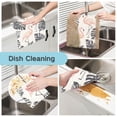 thumbnail image 2 of Qxltty Flamingo Monstera Leaves Pattern Kitchen Towels Set of 6 Ultra Soft Absorbent Quick Drying Dish Cloths 11 x 11in, 2 of 9