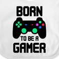 thumbnail image 4 of Inktastic Born to Be a Gamer with Controller Boys or Girls Baby Bib, 4 of 4