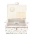 thumbnail image 2 of Cesta de costura vintage, caja organizadora para guardar agujas, hilos y telas para el hogar, 2 of 15