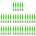 thumbnail image 1 of Señuelos Luminosos para Camarones Anzuelo Calamar 8cm Cebos Duros Pulpo () Verde 5 Uds., 1 of 2