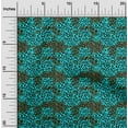 thumbnail image 1 of oneOone Polyester Spandex Aqua Blue Fabric Animal Skin Fabric For Sewing Printed Craft Fabric By The Yard 56 Inch Wide-R8P, 1 of 4