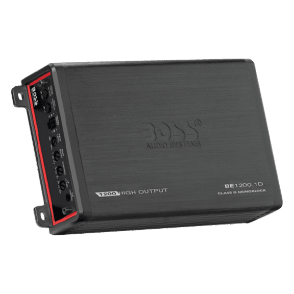 BOSS Audio Systems Elite BE1200.1D 1200 Watt Class D Car Amplifier, 1 Ohm Mosfet