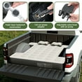 thumbnail image 4 of Uforic Inflatable Truck Air Mattress for Short Bed Pickups, Camping Car Bed with Pump, Pillows, Carry Bag & Patch Kit, Fits Full-Size Trucks (Black + Gray), 4 of 8