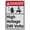 Warning Sign 1, variant on Industrial ANSI Vertical Electrical High Voltage Warning Sign - 8"x12" Weatherproof, UV Resistant for Indoor/Outdoor Workplace (High Voltage 240 Volts)