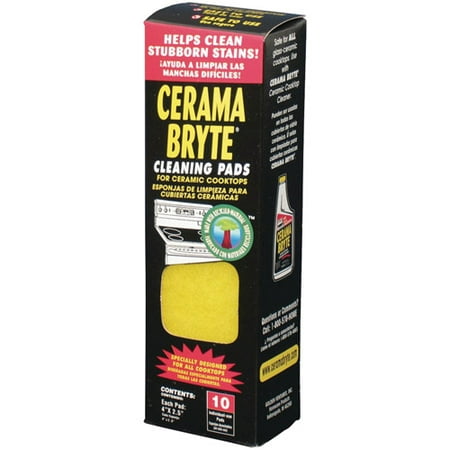 Cerama Bryte Ceramic Cooktop Cleaning Pads, (Best Way To Clean Ceramic Cooktop)