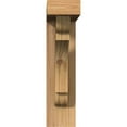 thumbnail image 2 of Ekena Millwork 3 1/2"W x 14"D x 14"H Olympic Block Smooth Bracket w/ Offset Brace, Western Red Cedar, 2 of 25