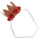 thumbnail image 5 of Diademas Infantiles Coronas de Bebé Recién Nacido Gloria Diadema de Corona de Flores rojo, 5 of 8