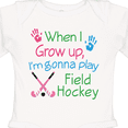 thumbnail image 4 of Inktastic Future Field Hockey Player Boys or Girls Long Sleeve Baby Bodysuit, 4 of 5