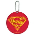 thumbnail image 1 of Superman Superman Icons Logo Round Luggage ID Tag Card Suitcase Carry-On, 1 of 8