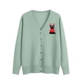 thumbnail image 1 of COM1950s Sweaters for Women, Women's Cardigan Sweater for Spring, Long Sleeve, Oversized Fit, Knitted, Cardigan for Women, Cardigan Sweaters for Women, Plus Size Sweaters for Women, 1 of 5