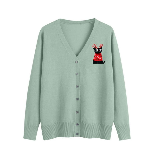 COM1950s Sweaters for Women, Women's Cardigan Sweater for Spring, Long Sleeve, Oversized Fit, Knitted, Cardigan for Women, Cardigan Sweaters for Women, Plus Size Sweaters for Women