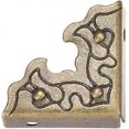 thumbnail image 4 of Metal Desk Corner Protectors Table Edge Cover Guard 26 X 26 X 9mm Bronze Tone, 4 of 4