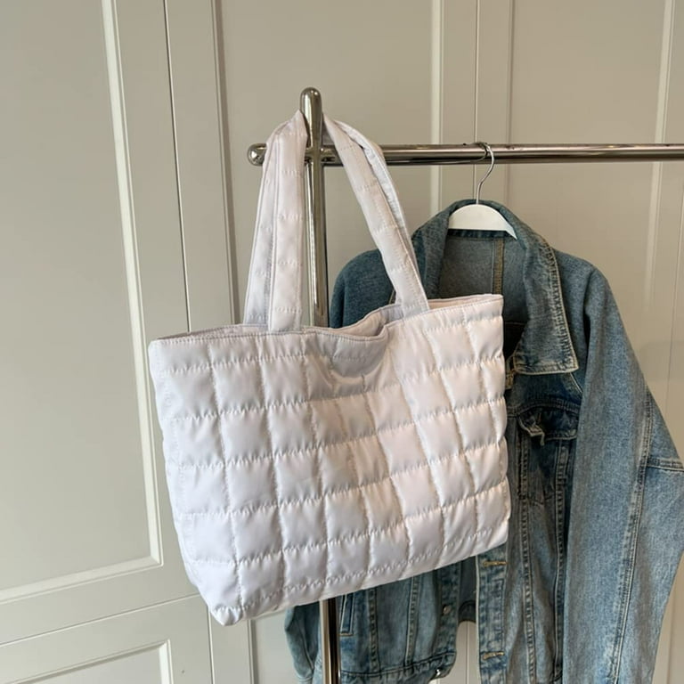 CoCopeaunt Quilted Tote Bags for Women Lightweight Puffer