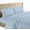 Blue Stripe, variant on Fresh Linen Collection 600 Thread Count Solid 100% Egyptian Quality Cotton Deep Pocket Sheet Set (Twin Extra Long, Black Stripe)