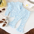 thumbnail image 7 of Hessimy Baby Boys' and Toddler Long Sleeve Top and Pants Snug Fit Cotton Pajama Sleepwear Set Toddler Girl Boy's pajama bottoms(Sky Blue,3-4 Years), 7 of 7