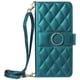thumbnail image 1 of Funda tipo billetera GANGXUN para Xiaomi POCO C65 – Tapa abatible con correa para mujer, 1 of 5