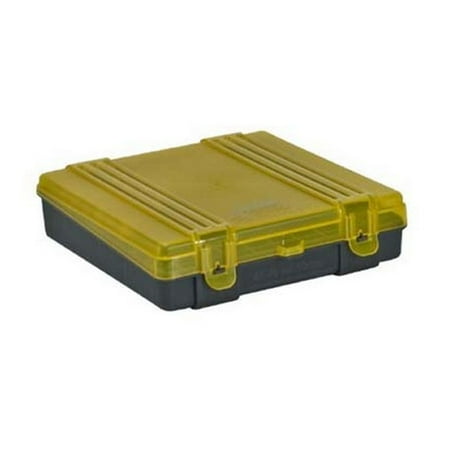 Plano 100-Count Handgun Ammo Box with Hinged Cover, 45 Govt/40 Cal/10mm