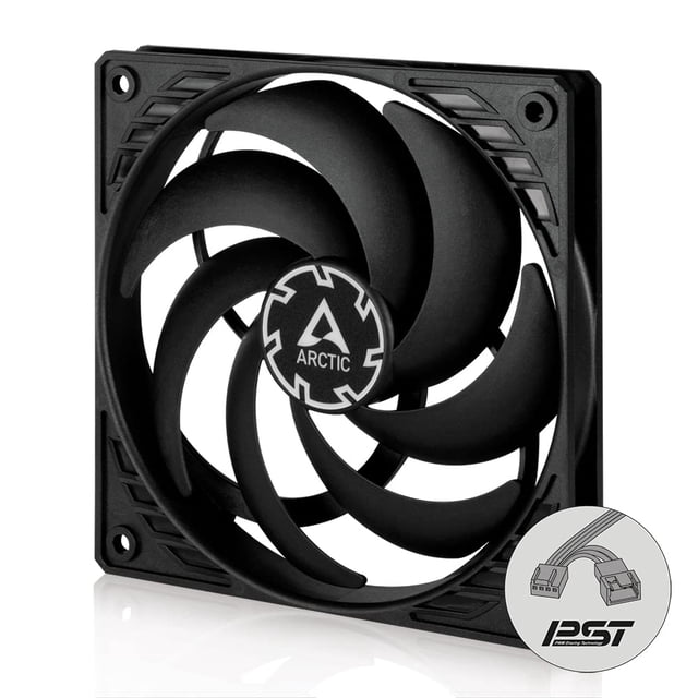 Ventilador para PC ARCTIC P12 Slim PWM PST de 120 mm, extrafino y silencioso