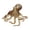 A, variant on sunsanly Octopus Ornament Tabletop Retro Alloy Octopus Squid Figurine Solid Metal Collectible Octopus Statue for Home Office Car Decor