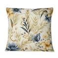 thumbnail image 2 of Designart "Seaside Floral Serenity I II" Boho Printed Throw Pillow, 2 of 5