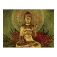 thumbnail image 2 of Tiptophomedecor Zen Wallpaper Wall Mural - Golden Buddha, 2 of 3