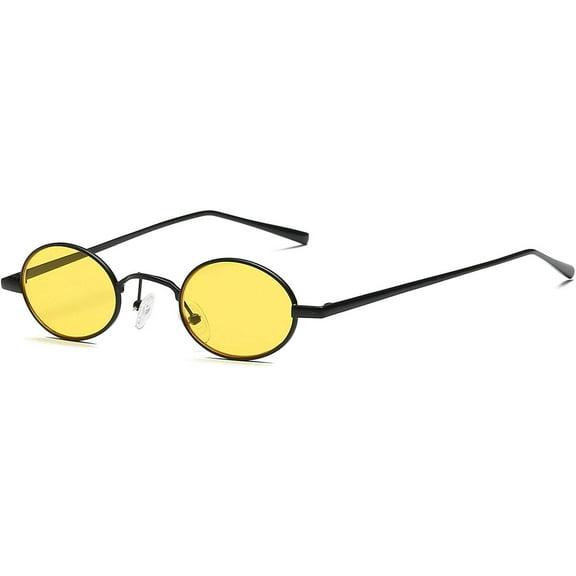 FEISEDY Vintage Small Round Sunglasses Retro Slender Metal Frame Candy Colors B2422