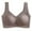 Coffee, variant on TAGOLD Womens Plus Size Bra,Summer Casual Bras for Womens,Women Lady Lace Gathered Bra Plus Size Sports Bra Underwear Yoga Hollow Out Bra Cup