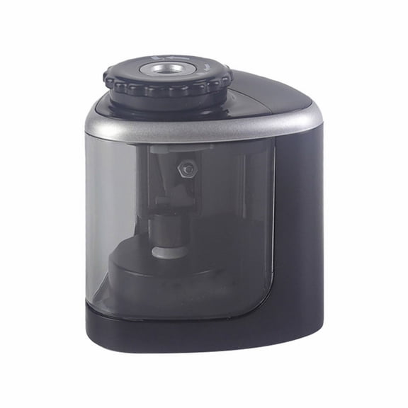 Electric Pencil Sharpener with Manual and Automatic Modes, Portable Automatic Pencil Sharpener for Colored Pencils and Standard Pencils, ABS Pencil Sharpener Box for Home Office Supplies
