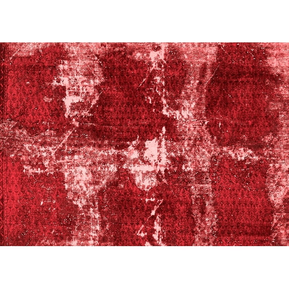 Ahgly Company Indoor Rectangle Persian Red Bohemian Area Rugs, 7' x 9'